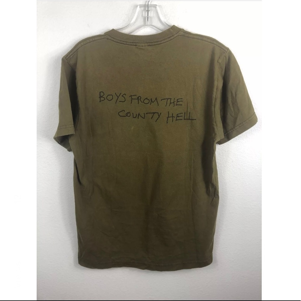 The Pogues Shane McGowan Supreme Army Grn T-Shirt - Picture 8 of 10